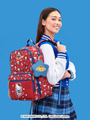 Hello Kitty® × JuJuBe Varsity Zealous Backpack Diaper Bag – Red and Navy