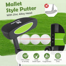 Junior Mallet Putter Individual Gold Club for 8-10 years old Kids