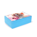 Personalized Cat Yoga Block with Name | Yoga & Pilates - Purple, Pink or Blue