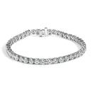 IGI Certified 14K White Gold 6.0 Cttw Lab Grown Diamond Tennis Bracelet