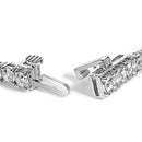IGI Certified 14K White Gold 6.0 Cttw Lab Grown Diamond Tennis Bracelet