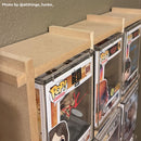 KUBBIE ULTRA (3x3) - In Box Display Case for Funko Pops, Wall Mountable & Stackable Pop Shelf (MDF Wood)