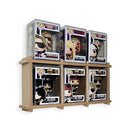 KUBBIE ULTRA SLIM (1x3) - In Box Display Case for Funko Pops, Wall Mountable & Stackable Pop Shelf (MDF Wood)