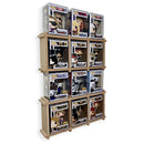 KUBBIE ULTRA SLIM (1x3) - In Box Display Case for Funko Pops, Wall Mountable & Stackable Pop Shelf (MDF Wood)