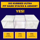 KUBBIE ULTRA SLIM (1x3) - In Box Display Case for Funko Pops, Wall Mountable & Stackable Pop Shelf (MDF Wood)