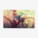 Catbird In The Garden Playmat