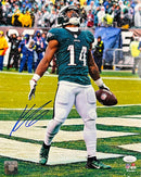 Kenneth Gainwell Touchdown Celebration Philadelphia Eagles Autographed Football Photo