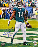 Kenneth Gainwell Touchdown Celebration Philadelphia Eagles Autographed Football Photo