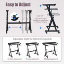 Adjustable Keyboard Stand for 49-88 Key Electric Pianos