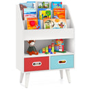 Kids Bookshelf with Open Compartment for Toddlers 3+ Years Old