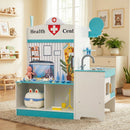Kids Doctor Play Set with Adjustable Height Bar