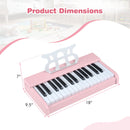 Kids Piano Keyboard 30 Keys Digital Piano with Music Stand for 3+ Years Old Beginners