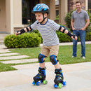 Kids Roller Skates for Girls Boys 4 Sizes Adjustable Quad Skates with Light-up Wheels