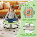Kids Sensory Swivel Chair Cat Claw 360° Spinning Chair with Non-Slip Metal Base