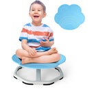 Kids Sensory Swivel Chair Cat Claw 360° Spinning Chair with Non-Slip Metal Base