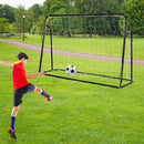 2-in-1 Kids Soccer Rebounder and Soccer Goal with Adjustable Height