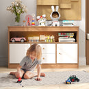 Kids Toy Storage Organizer with Open Shelf and 2 Drawers for Playroom