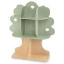 Kids Tree Bookshelf 45" Tall Freestanding Bookcase with Open Shelves-Green