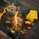 Squirrel Searcher Playmat