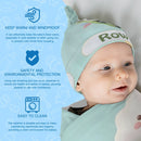 Personalized Panda Baby Swaddle & Hat Set | Custom Name Gift