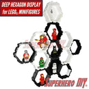 LEGO DEEP Hexagon Display for LEGO® Minifigures