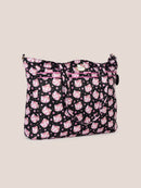 Hello Kitty® × JuJuBe Cherry Blossoms Super Be Large Diaper Bag Duffel — Black and Pink