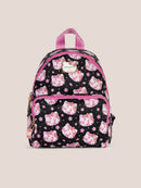 Hello Kitty® × JuJuBe Cherry Blossoms Everyday Mini Small Diaper Bag Backpack – Black and Pink