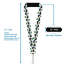 Lanyard - 1.0" - The Apothecary Diaries Chibi Maomao Expressions Flip White