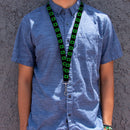 Lanyard - 1.0" - Green Lantern Logo Black Green