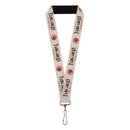 Lanyard - 1.0" - Game of Thrones TARGARYEN HOUSE OF FIRE & BLOOD Sigil White/Red/Black