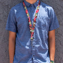 Lanyard - 1.0" - Harley Quinn Puddin Poses Anime Graphics Pink/Red