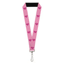 Lanyard - 1.0" - Superman Shield Pink