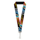 Lanyard - 1.0" - Wonder Woman Face w Stars