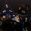 Labradorite "Moonstone" Stone Dice Set