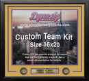 Los Angeles Lakers Custom NBA Basketball 16x20 Picture Frame Kit (Lakers Gold)