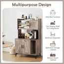 Large Cat Litter Box Enclosure with Display Storage Shelves
