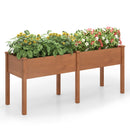 Large Raised Garden Bed with Drainage Holes and 6 Supporting Legs