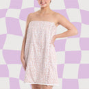 Leopard Spa Wrap and Headband Set | Giftable Bath Body Towel Shower Essentials