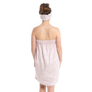 Leopard Spa Wrap and Headband Set | Giftable Bath Body Towel Shower Essentials