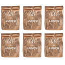 Let's Do Lunch Washable Paper Insulated Bag in Rose Gold | Pack of 6