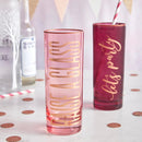 Let's Party Collins Cocktail Glass in Magenta | 17 oz.