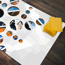 Abstract Sunset Playmat