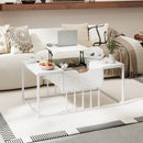 Lift Top Coffee Table Modern Center Table with Hidden Storage Compartment