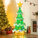 Lighted Christmas Tree Outdoor Indoor 3D Mesh Tree with 34 Colorful Strawberry Bulbs-M