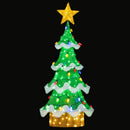 Lighted Christmas Tree Outdoor Indoor 3D Mesh Tree with 34 Colorful Strawberry Bulbs-M