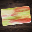 Green Watercolor Clouds Playmat