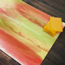 Green Watercolor Clouds Playmat