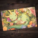 A Dragon in a Flower Patch Playmat