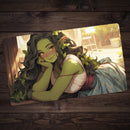 Blushing Orc Playmat