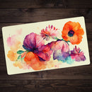 Bright Watercolor Flora Playmat